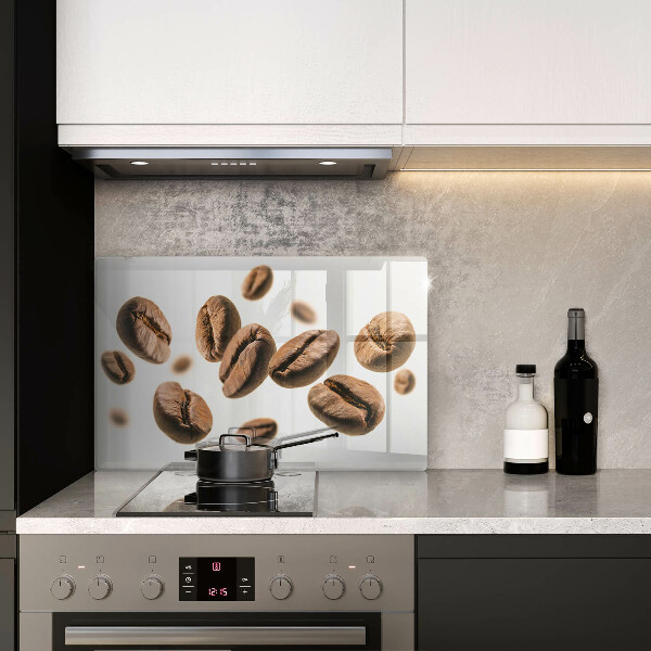 Stenska zaščitna plošča za štedilnik Kavna zrna