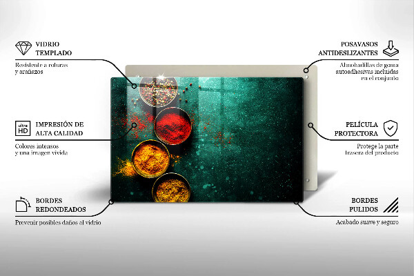 Stenska zaščitna plošča za štedilnik Orientalske začimbe