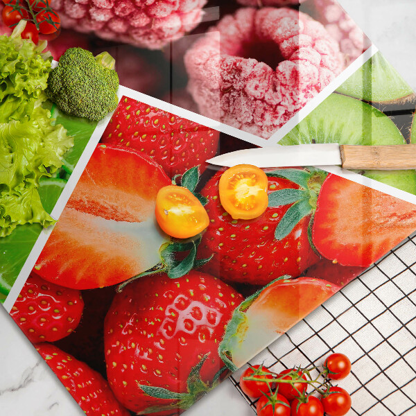 Stenska zaščitna plošča za štedilnik Pisano sadje