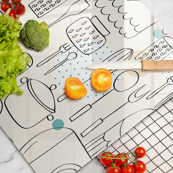 Zaščitna plošča za štedilnik Kuhinjski dodatki