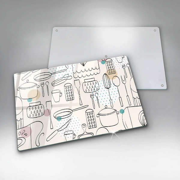 Zaščitna plošča za štedilnik Kuhinjski dodatki