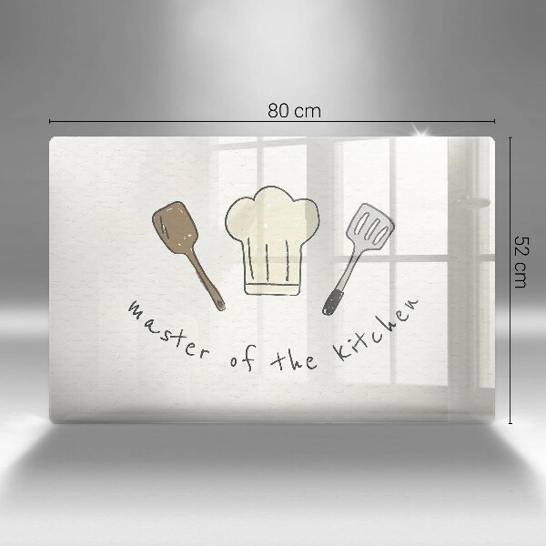 Zaščitna steklena plošča za štedilnik Master of the Kitchen
