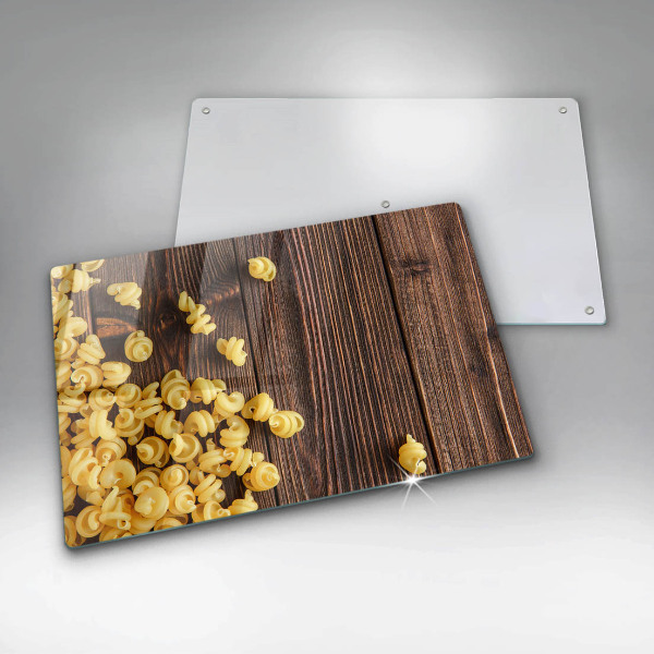 Zaščitna steklena plošča za štedilnik Testenine na mizi