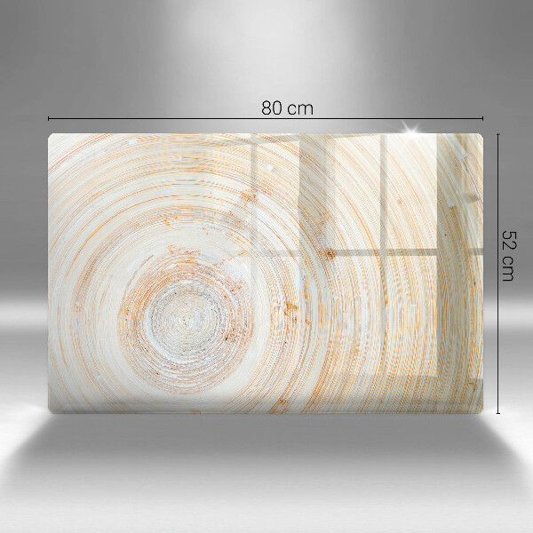 Zaščitna steklena plošča za štedilnik Tekstura lesa