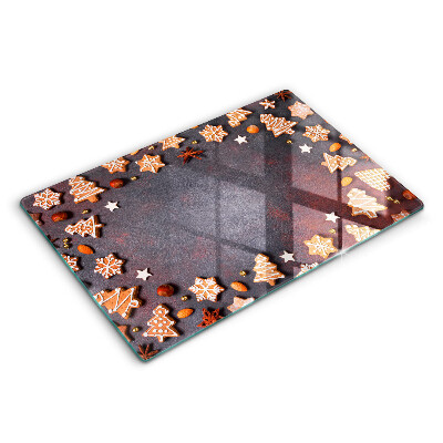 Zaščitna steklena plošča za štedilnik Medenjakov božič