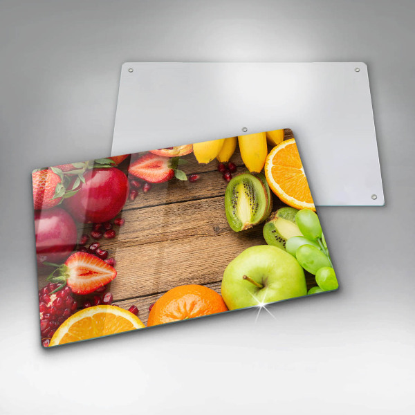 Zaščitna steklena plošča za štedilnik Sveže sadje