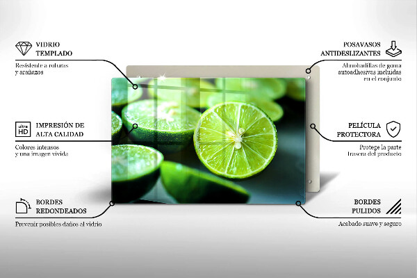 Zaščitna plošča za štedilnik Limeta citrusi