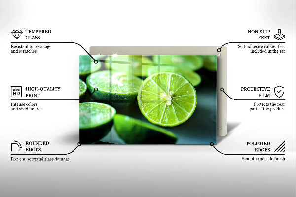 Zaščitna plošča za štedilnik Limeta citrusi