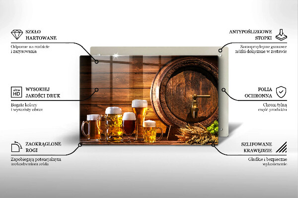 Zaščitna plošča za štedilnik Sod piva