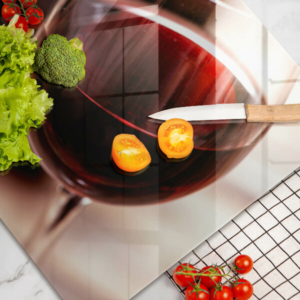 Zaščitna plošča za štedilnik Kozarec rdečega vina