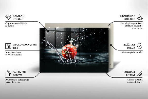 Zaščitna plošča za štedilnik Paradižnik v vodi