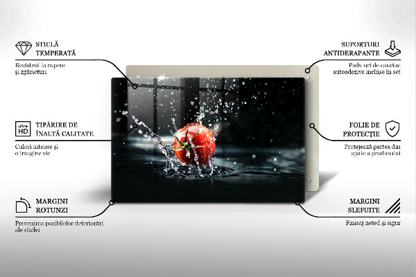 Zaščitna plošča za štedilnik Paradižnik v vodi