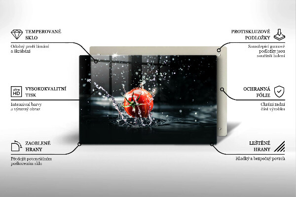 Zaščitna plošča za štedilnik Paradižnik v vodi