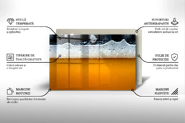 Zaščitna plošča za štedilnik Pijte pivsko peno