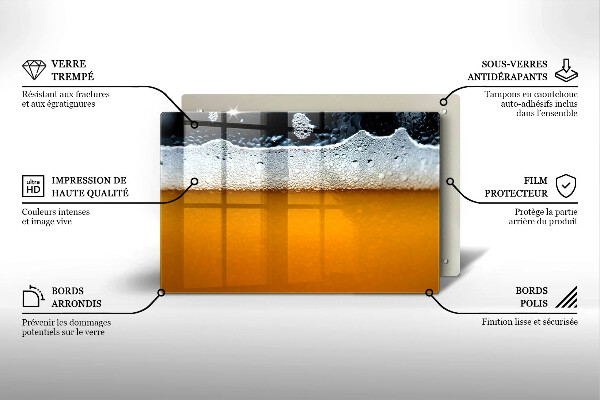 Zaščitna plošča za štedilnik Pijte pivsko peno