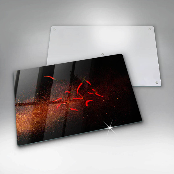 Zaščitna plošča za štedilnik Pekoče čili paprike