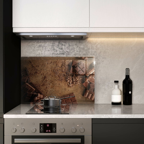 Stenska zaščitna plošča za štedilnik Čokoladne slaščice