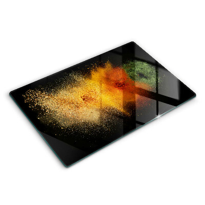 Stenska zaščitna plošča za štedilnik Pisane začimbe