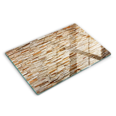 Zaščitna plošča za štedilnik Tekstura okrasnih kamnov