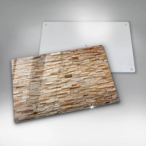 Zaščitna plošča za štedilnik Tekstura okrasnih kamnov