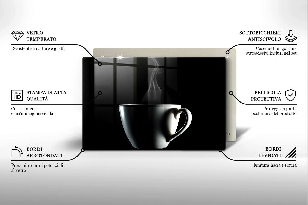 Zaščitna plošča za štedilnik Skodelica čaja