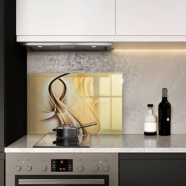 Zaščitna plošča za štedilnik Abstrakcija dima