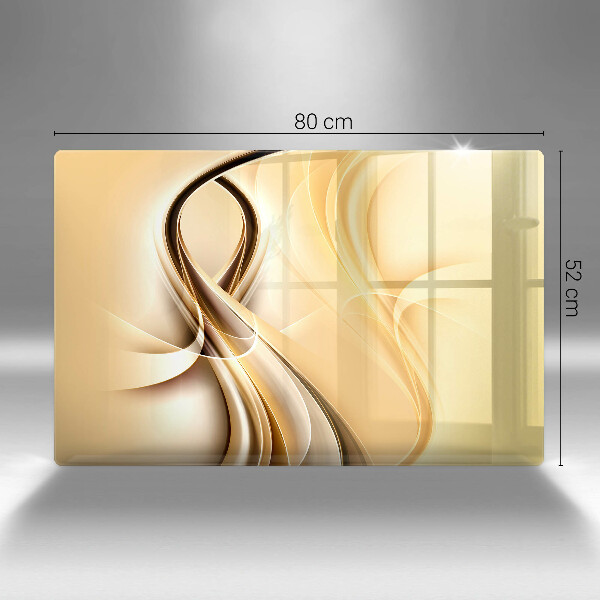 Zaščitna plošča za štedilnik Abstrakcija dima