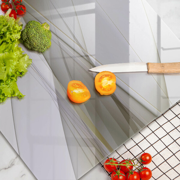 Zaščitna plošča za štedilnik Oblikovanje abstraktnih črt