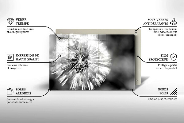 Zaščitna plošča za štedilnik Nežen regrat