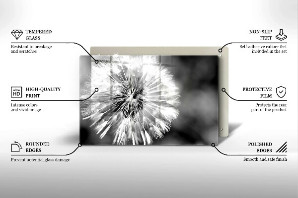Zaščitna plošča za štedilnik Nežen regrat