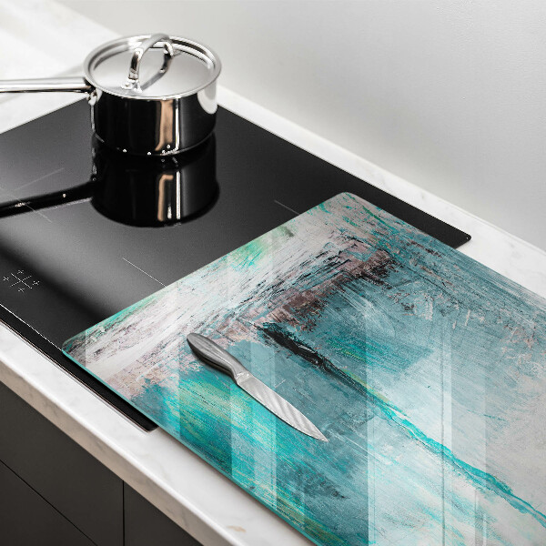 Zaščitna plošča za štedilnik Pobarvaj abstrakcijsko ozadje