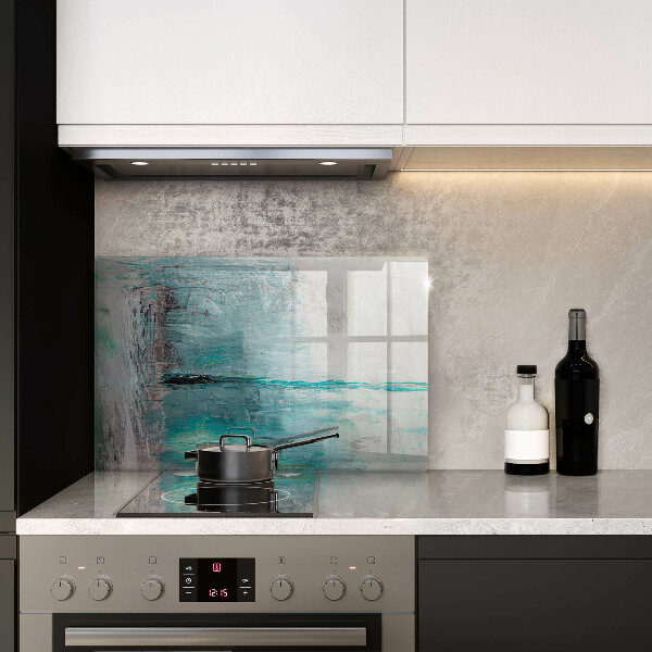 Zaščitna plošča za štedilnik Pobarvaj abstrakcijsko ozadje