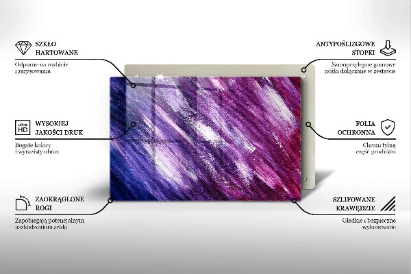 Zaščitna plošča za štedilnik Barvna abstrakcija