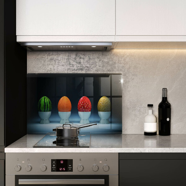 Zaščitna plošča za štedilnik Abstraktna sadna jajca