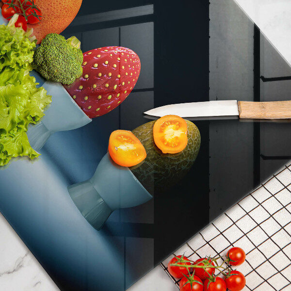 Zaščitna plošča za štedilnik Abstraktna sadna jajca