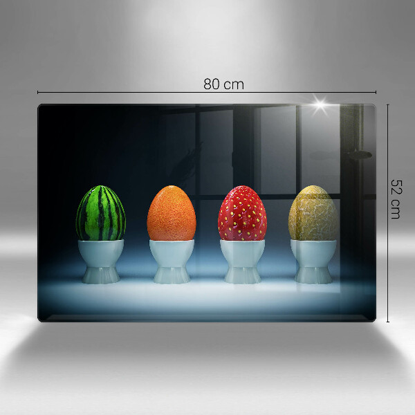 Zaščitna plošča za štedilnik Abstraktna sadna jajca