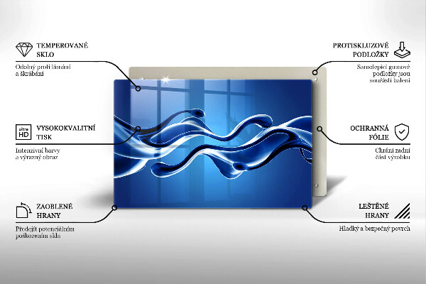 Stenska zaščitna plošča za štedilnik Abstrakcija tekočine