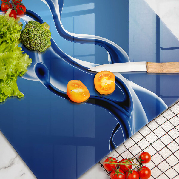 Stenska zaščitna plošča za štedilnik Abstrakcija tekočine