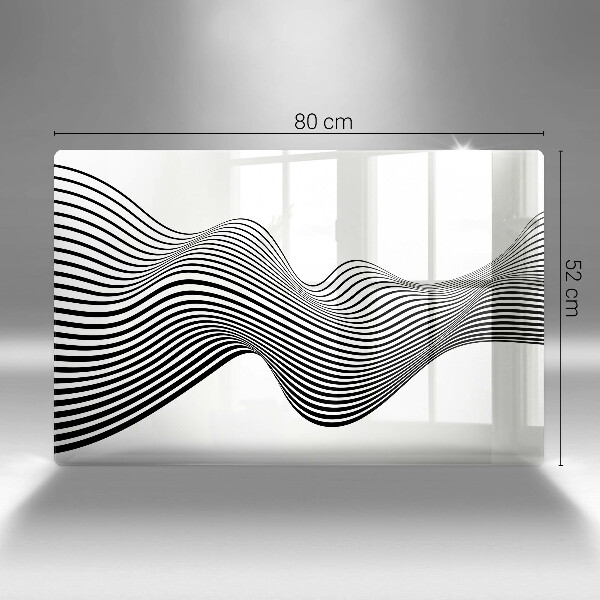 Zaščitna plošča za štedilnik Linearna abstrakcija