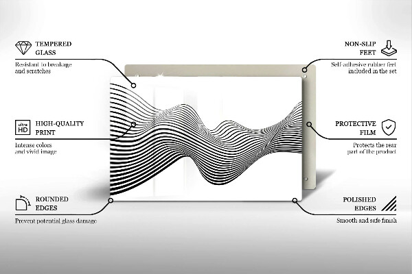Zaščitna plošča za štedilnik Linearna abstrakcija