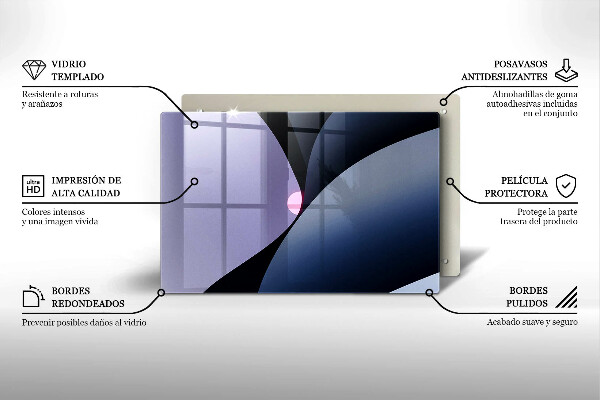 Zaščitna plošča za štedilnik Abstraktne oblike