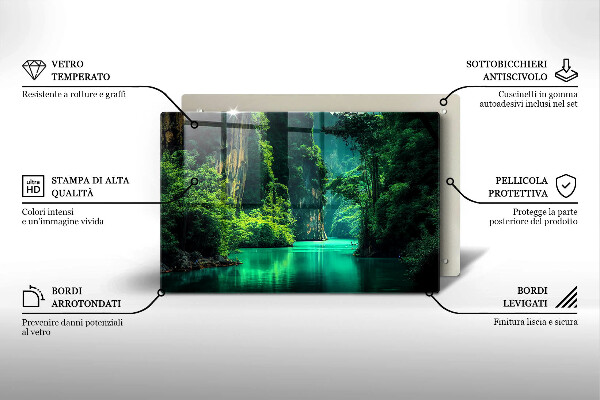 Zaščitna plošča za štedilnik Lagunska pokrajina