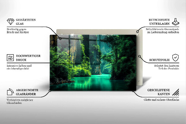 Zaščitna plošča za štedilnik Lagunska pokrajina