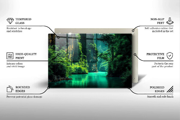 Zaščitna plošča za štedilnik Lagunska pokrajina