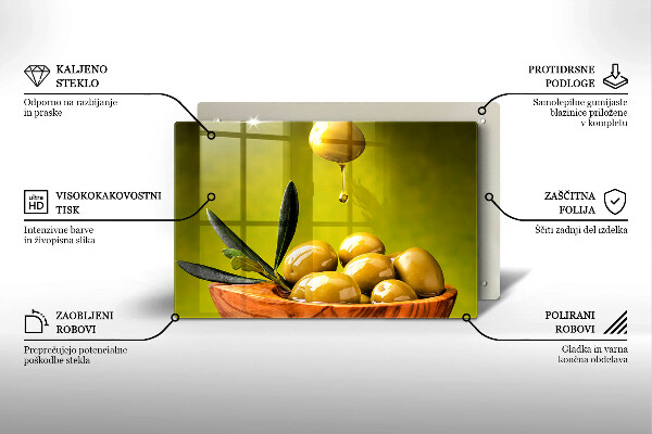 Zaščitna plošča za štedilnik Okusne olive