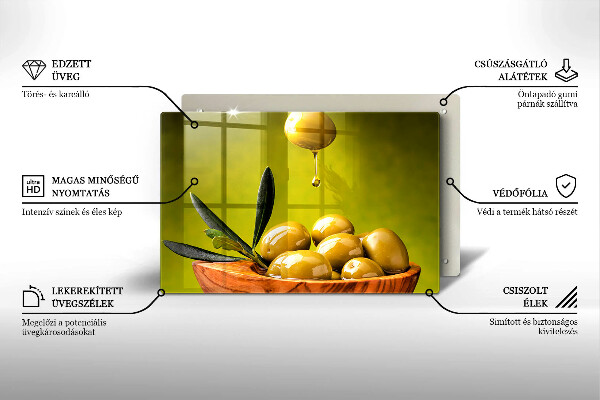 Zaščitna plošča za štedilnik Okusne olive