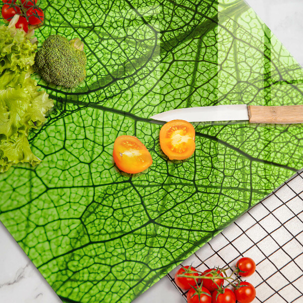 Zaščitna plošča za štedilnik Naravne listne žile