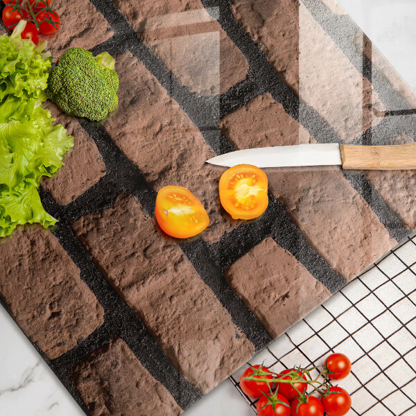 Zaščitna plošča za štedilnik Opečni zid