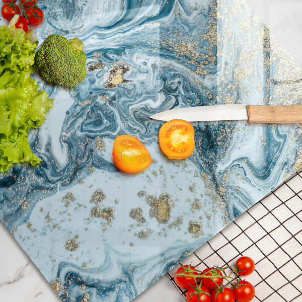 Zaščitna plošča za štedilnik Struktura z zlatom