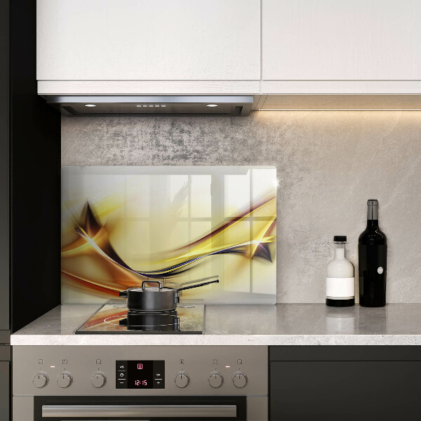 Zaščitna plošča za štedilnik Abstraktne črte svetlobe